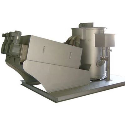Water Treatment Automatic Continuous Volute Type Spiral Multi-Disk Sludge Dehydration